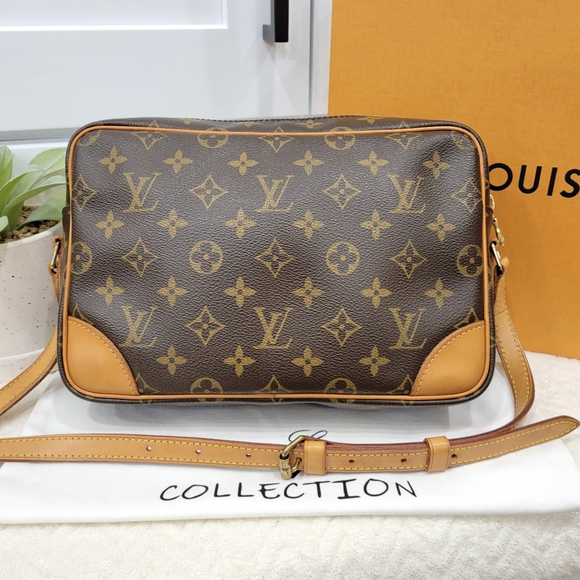 💕DISCONTINUED Very Rare Crossbody LOUIS VUITTON Trocadero 27/ MM Monogram - Picture 16 of 16
